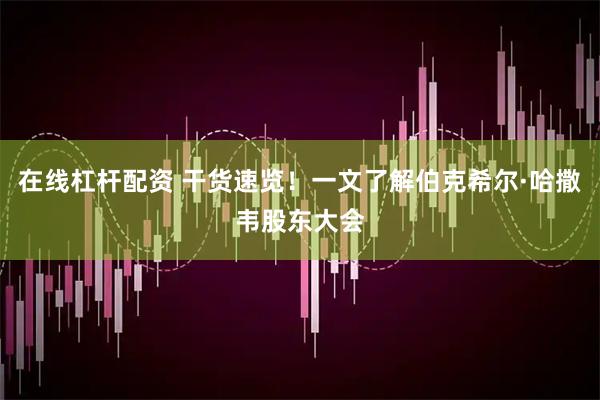在线杠杆配资 干货速览！一文了解伯克希尔·哈撒韦股东大会
